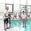 Pool-lift mit fixem Sitz